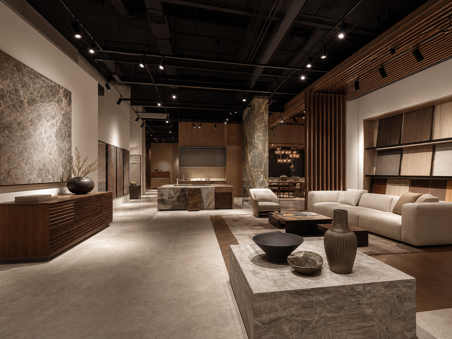 Premium contemporary showroom interior design