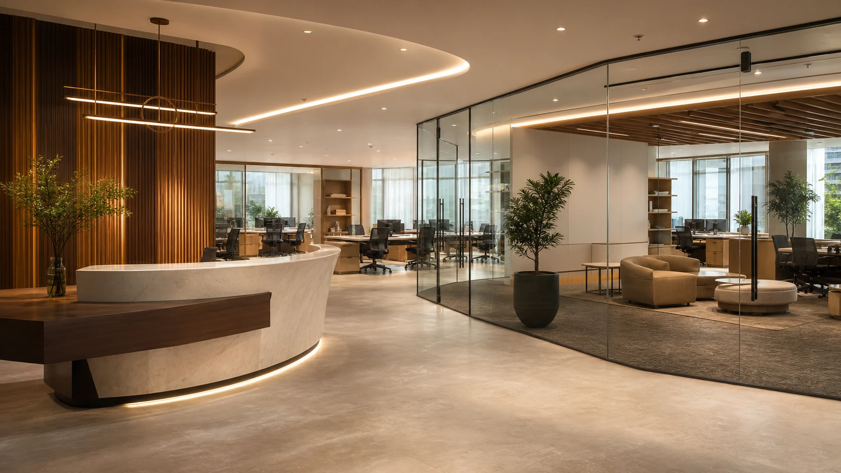 Premium commercial interior design