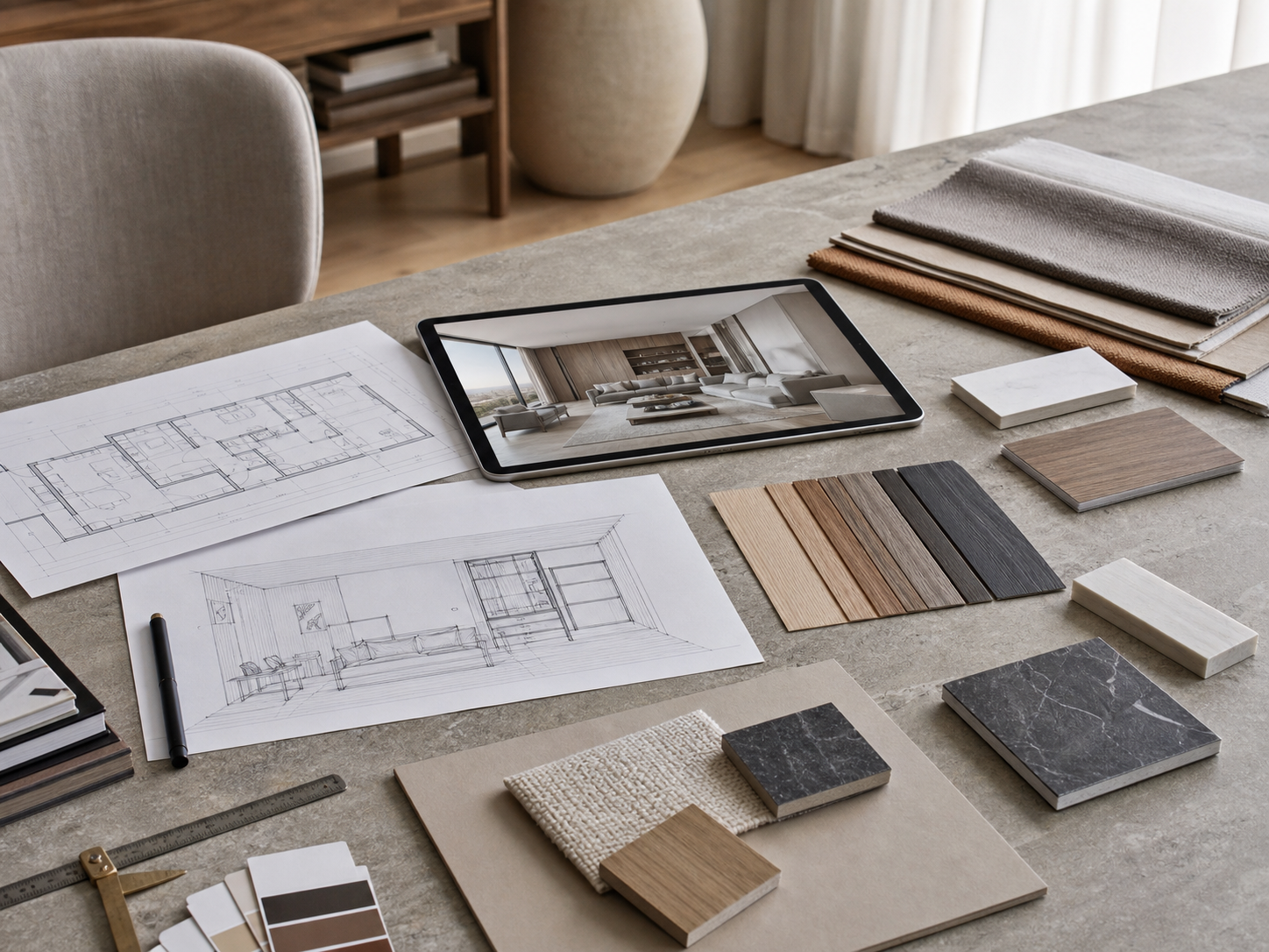 Professional interior design consultation and concept review