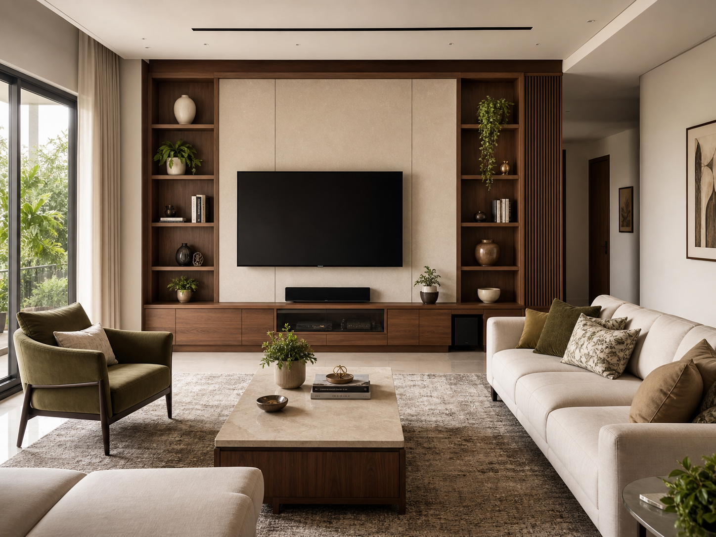 Premium contemporary living room design