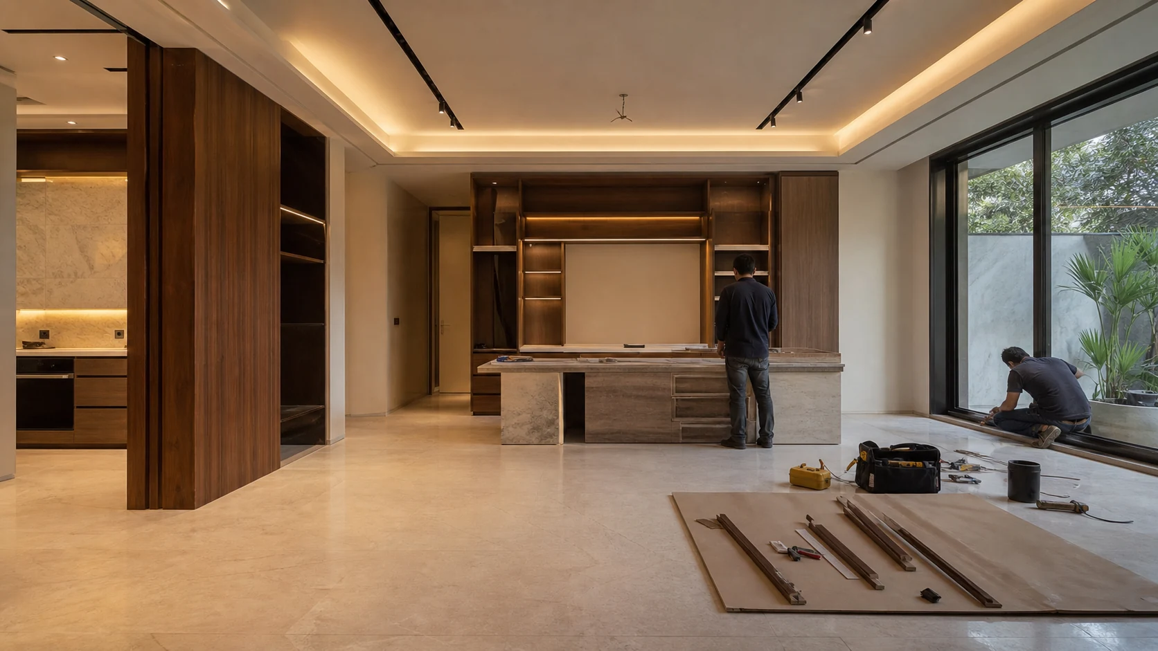 Turnkey interior project execution